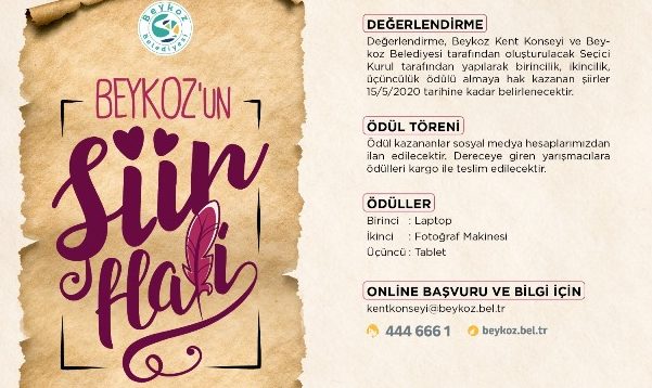 Asırlardan Mısralara “Beykoz’un Şiir Hali” Yarışması Başladı