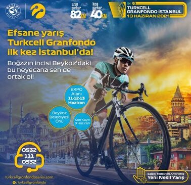 GranFondo İstanbul Pedalları Beykoz’da dönecek