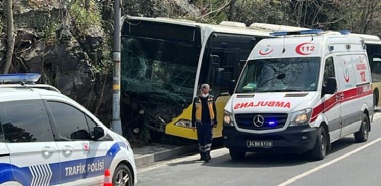 Beykoz’da İETT otobüsü kazası